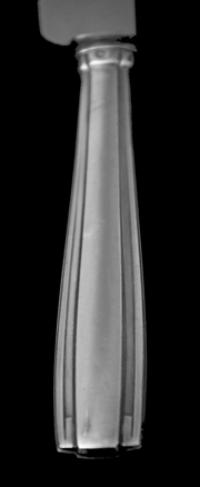 Boulenger - 6 Original Art Deco 950 Sterling Silver Flatware Serving Pieces "Betty" Pattern.