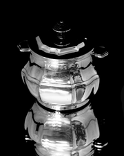Christofle - 5pc. Original French "Gatsby Era" Art Deco Silver-Plated Tea Set in LIke New Condition - circa 1920s !