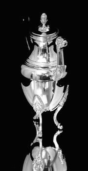 Christofle - 5pc. Silver Plated Original Malmaisson "Empire Style" Tea Set, Like New - Inspection Pieces Available !