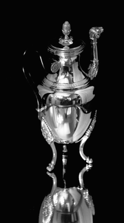 Christofle - 5pc. Silver Plated Original Malmaisson "Empire Style" Tea Set, Like New - Inspection Pieces Available !