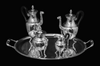 Christofle - 5pc. Silver Plated Original Malmaisson "Empire Style" Tea Set, Like New - Inspection Pieces Available !