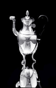 Christofle - 5pc. Silver Plate Empire Style Tea Set with Tray - Museum Quality !
