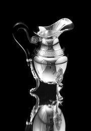 Christofle - 5pc. Silver Plate Empire Style Tea Set with Tray - Museum Quality !