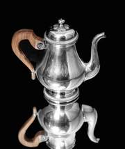 Christofle:  Stunning 6pc. 19th Century Silver Plate Tea Set in Near New Condition !