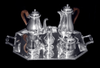 Christofle:  Stunning 6pc. 19th Century Silver Plate Tea Set in Near New Condition !