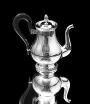 Christofle (Gallia) - 5pc. French Antique Silver Plate Tea Set, Museum Quality !