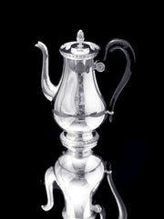 Christofle (Gallia) - 5pc. French Antique Silver Plate Tea Set, Museum Quality !