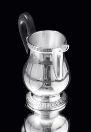 Christofle (Gallia) - 5pc. French Antique Silver Plate Tea Set, Museum Quality !