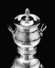 Christofle (Gallia) - 5pc. French Antique Silver Plate Tea Set, Museum Quality !