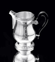 Christofle - 4pc. French Antique Louis XVI Silver Plate Tea Set + Tray, MINT !
