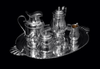 Gallia (Christofle): 5pc Antique French 19th Century Silver Plate Tea Set - Like New !