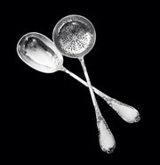 Jean Granvigne - 20 Magnificent Antique French Art Nouvesu 950 Sterling Silver Flatware Serving Pieces.