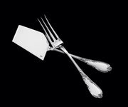 Jean Granvigne - 20 Magnificent Antique French Art Nouvesu 950 Sterling Silver Flatware Serving Pieces.
