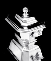 Keller - Antique French Original Art Deco 950 Sterling Silver Serving Tureen - Like New !