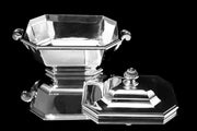 Keller - Antique French Original Art Deco 950 Sterling Silver Serving Tureen - Like New !