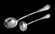 Thomas & Henin: 10pc. Antique French Sterling Silver Flatware Serving Pieces, Excellent Condition,  1860s.