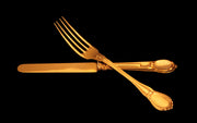 Hippolyte Thomas - 36pc French Vermeil 19th Century Dessert Flatware Set - No Monograms !