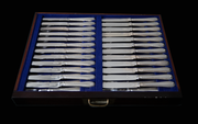 Maple & Co. - Magnificant 248pc. Victorial Sterling Silver and Vermeil Flatware Set with Storage Chest !
