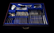 Maple & Co. - Magnificant 248pc. Victorial Sterling Silver and Vermeil Flatware Set with Storage Chest !