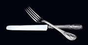 Odiot - 261pc. Antique French 950 Sterling Silver Flatware Set, Louis XVI Model, Service for 24, 15 Svg. Pcs. !