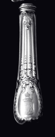 Odiot - 261pc. Antique French 950 Sterling Silver Flatware Set, Louis XVI Model, Service for 24, 15 Svg. Pcs. !