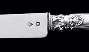 Berthier - 24 Original French Art Nouveau 950 Sterling Silver Dessert Knives