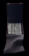 Berthier - 24 Original French Art Nouveau 950 Sterling Silver Dessert Knives