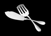Puiforcat (Hermes) - 168pc. Antique French Sterling Silver Flatware Set (Vauban) Model + Storage Trays.