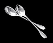 Puiforcat (Hermes) - 168pc. Antique French Sterling Silver Flatware Set (Vauban) Model + Storage Trays.