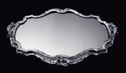 French: 2pc. Antique 19th Century Silver Plate Table Centerpiece, Excellent Condition, Rocaille Model, 1890s