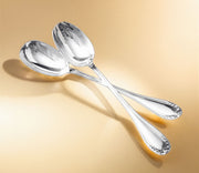 Tetard Freres - 17 Antique French 950 Sterling Silver Louis XVI Flatware Serving Pieces, No Monograms - MINT!