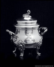 D.R. - French 5pc. Louis XVI Silver Plate Tea Set - Museum Quality !