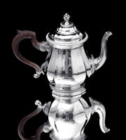 Boin-Taburet:  6pc. Antique French 950 Sterling Silver Tea Set - Like New!