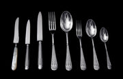 Christofle (Cardeilhac) - 133pc. Antique French Sterling Silver Flatware Set