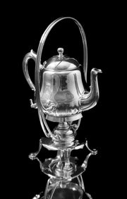 Christofle - 5pc. Silver Plated Louis XV Tea Set - Noble Crown, Like New !