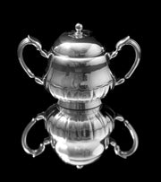 Christofle - 5pc. Silver Plated Louis XV Tea Set - Noble Crown, Like New !