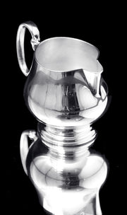 Christofle - 6pc. Original French Art Deco Silver Plate Tea Set with Serving Tray - Museum Quality!