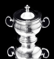 Christofle - 6pc. Original French Art Deco Silver Plate Tea Set with Serving Tray - Museum Quality!