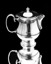 Christofle - 6pc. Original French Art Deco Silver Plate Tea Set with Serving Tray - Museum Quality!