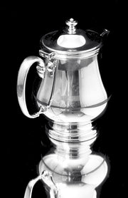 Christofle - 6pc. Original French Art Deco Silver Plate Tea Set with Serving Tray - Museum Quality!