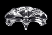 Orfevre Gallia - 7pc. Extremely Rare, Original French Art Nouveau Silver Plate Tea Set Including Serving Tray and “Carnation” hors-d'œuvre Serving Platter !