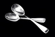 Lapparra - 10 Stunning Original French Art Deco 950 Sterling Silver Flatware Serving Pieces.