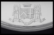 Odiot - 4pc. 19th Century 950 Sterling Silver Louis XVI Gravy Boat, Noble Crest - Museum Quality.