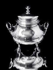 Odiot Henin - 5pc. Antique French 950 Sterling Silver Louis XVI Tea Set with Serving Tray - Museum Quality!