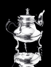 Odiot Henin - 5pc. Antique French 950 Sterling Silver Louis XVI Tea Set with Serving Tray - Museum Quality!