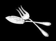 Berthier - 11 Original French Art Nouveau 950 Sterling Silver Flatware Serving Pieces.