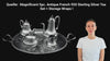 Queille - Magnificent 5pc. Antique French 950 Sterling Silver Tea Set + Storage Wraps.