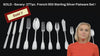 Savary - 277pc. Antique French Sterling Silver Flatware Set, 26 Serving Pieces, 1890s