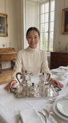 Christofle - 5pc. Original French "Gatsby Era" Art Deco Silver-Plated Tea Set in LIke New Condition - circa 1920s !