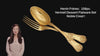 Henin - 108pc. Gold Plated Sterling Silver (Vermeil) Flatware Set + Storage Chest